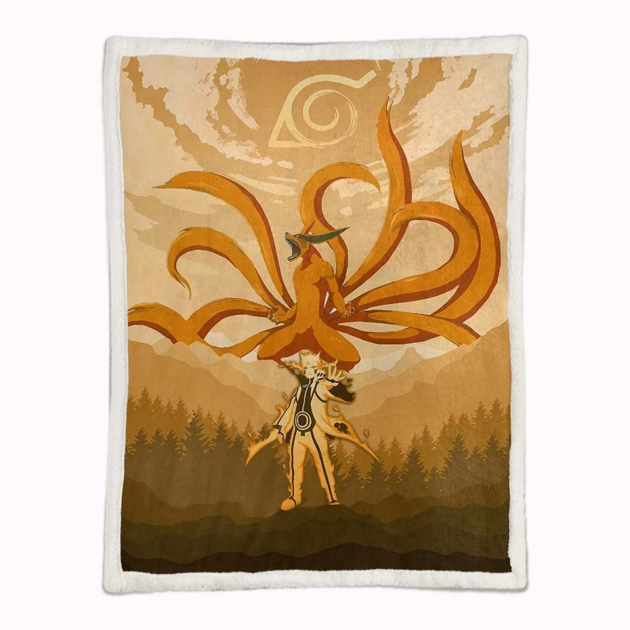 Naruto Uzumaki Charakter 10 Decke - Fleecedecke – Bild 2
