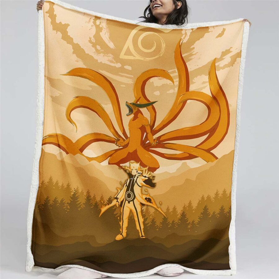 Naruto Uzumaki Charakter 10 Decke - Fleecedecke