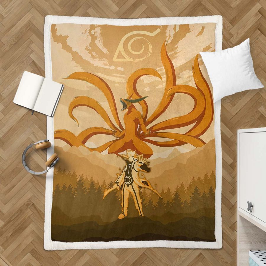 Naruto Uzumaki Charakter 10 Decke - Fleecedecke – Bild 3