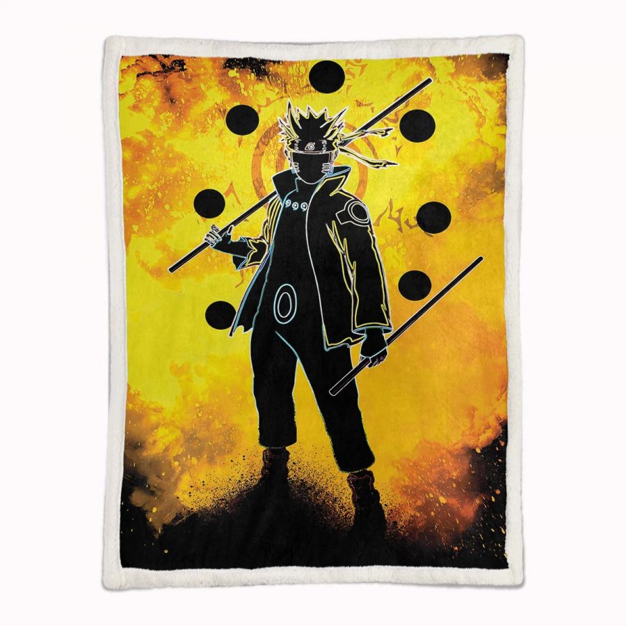 Naruto Uzumaki Charakter 11 Decke - Fleecedecke – Bild 2