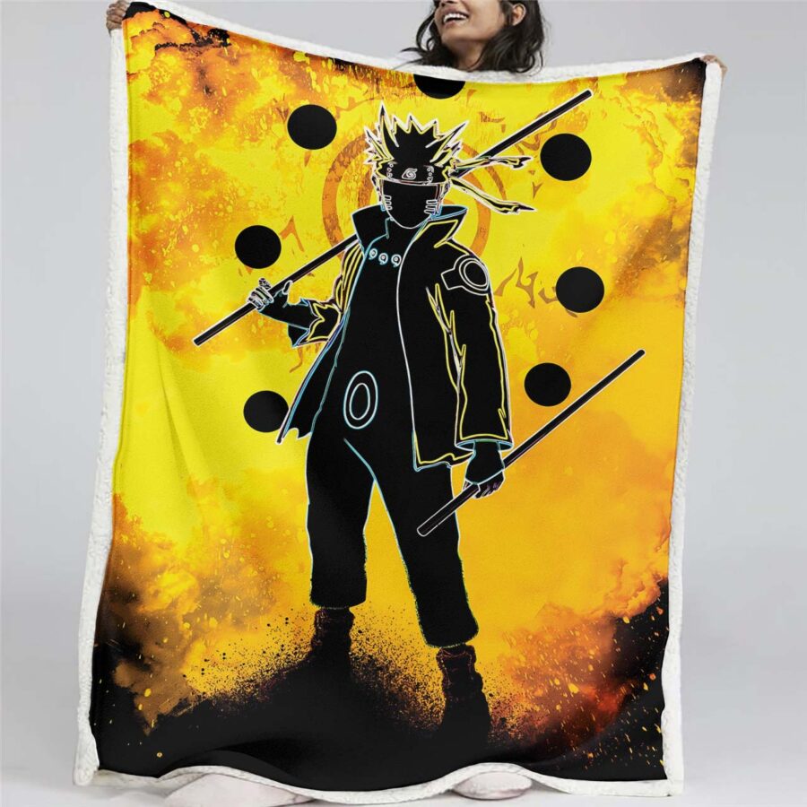 Naruto Uzumaki Charakter 11 Decke - Fleecedecke