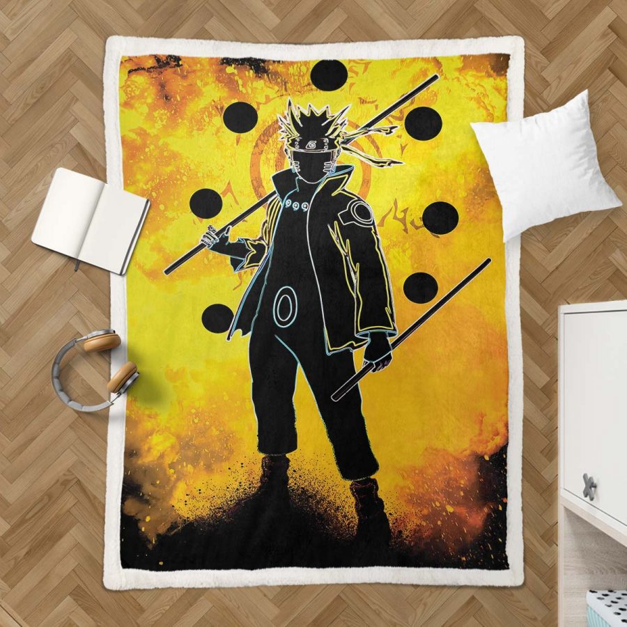 Naruto Uzumaki Charakter 11 Decke - Fleecedecke – Bild 3
