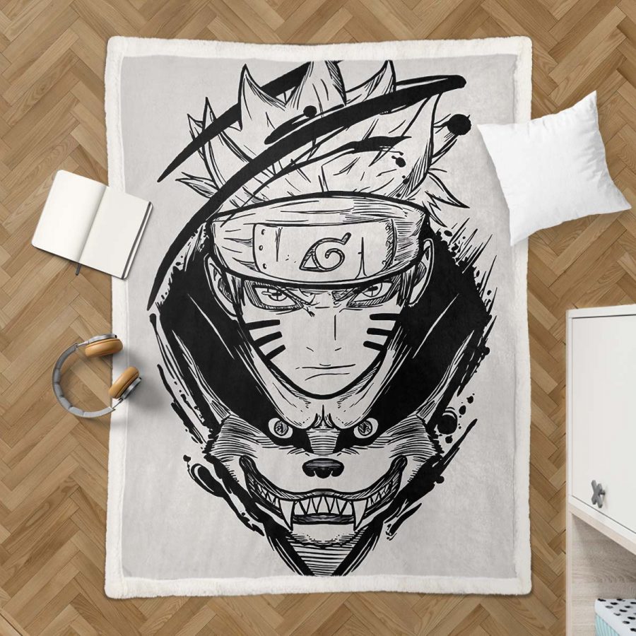 Naruto Uzumaki Charakter 13 Decke - Fleecedecke – Bild 3
