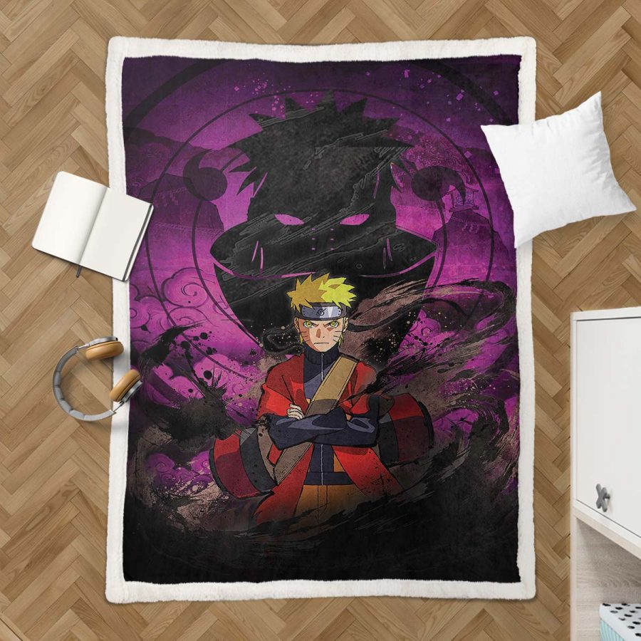 Naruto Uzumaki Charakter 14 Decke - Fleecedecke – Bild 3