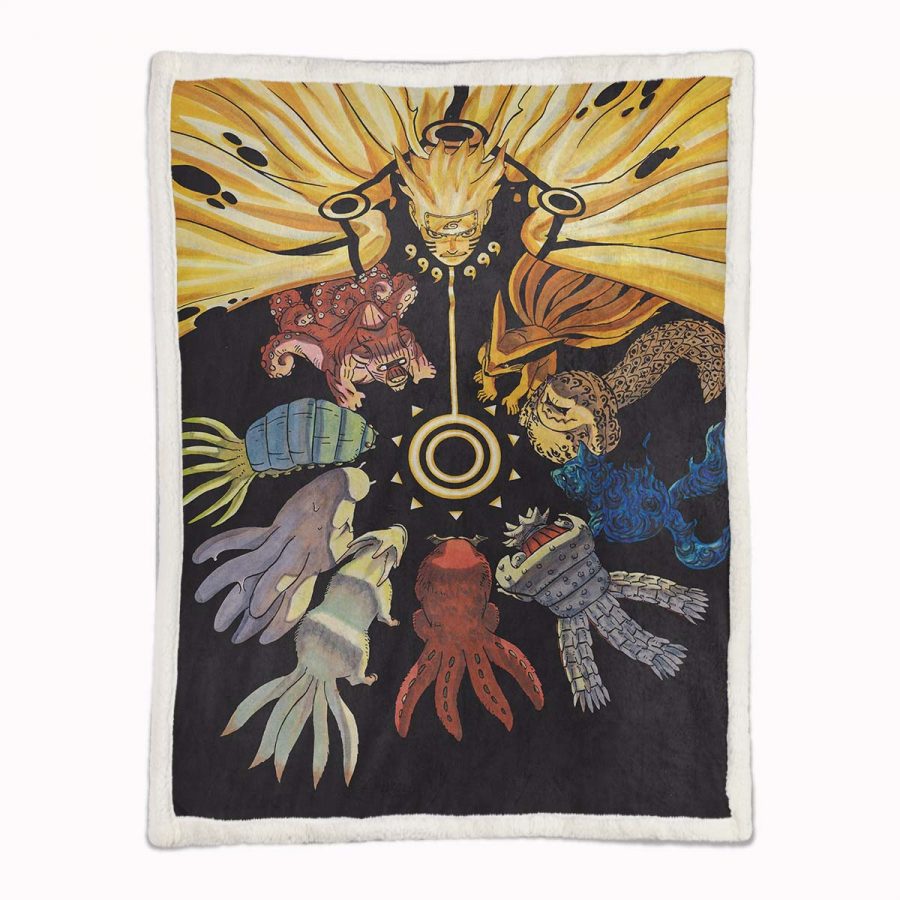 Naruto Uzumaki Charakter 16 Decke - Fleecedecke – Bild 2