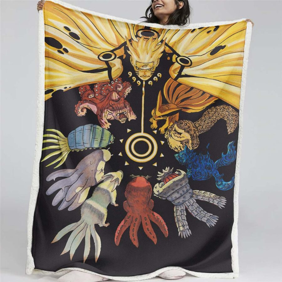 Naruto Uzumaki Charakter 16 Decke - Fleecedecke