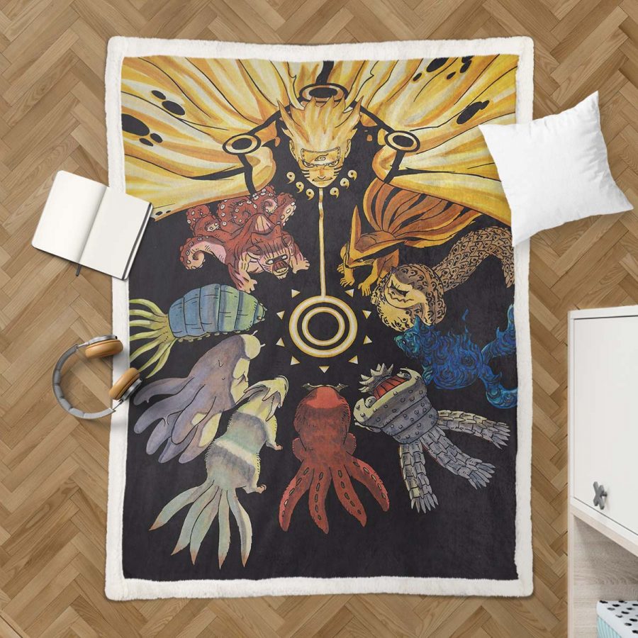 Naruto Uzumaki Charakter 16 Decke - Fleecedecke – Bild 3