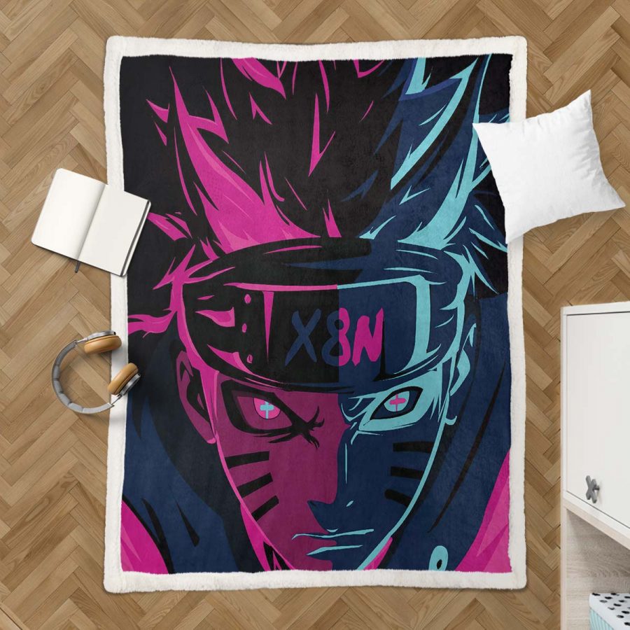 Naruto Uzumaki Charakter 17 Decke - Fleecedecke – Bild 3