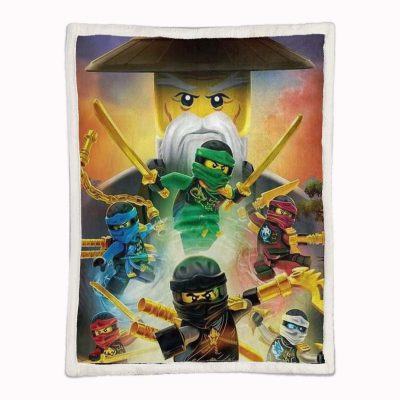 Alternative view of Ninjago Alle Charaktere 1001 Decke - Fleecedecke