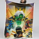 Ninjago Alle Charaktere 1001 Decke – Fleecedecke