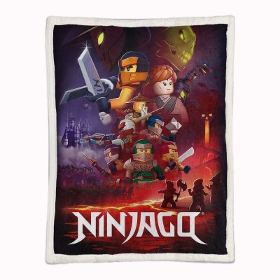 Alternative view of Ninjago Alle Charaktere 1002 Decke - Fleecedecke