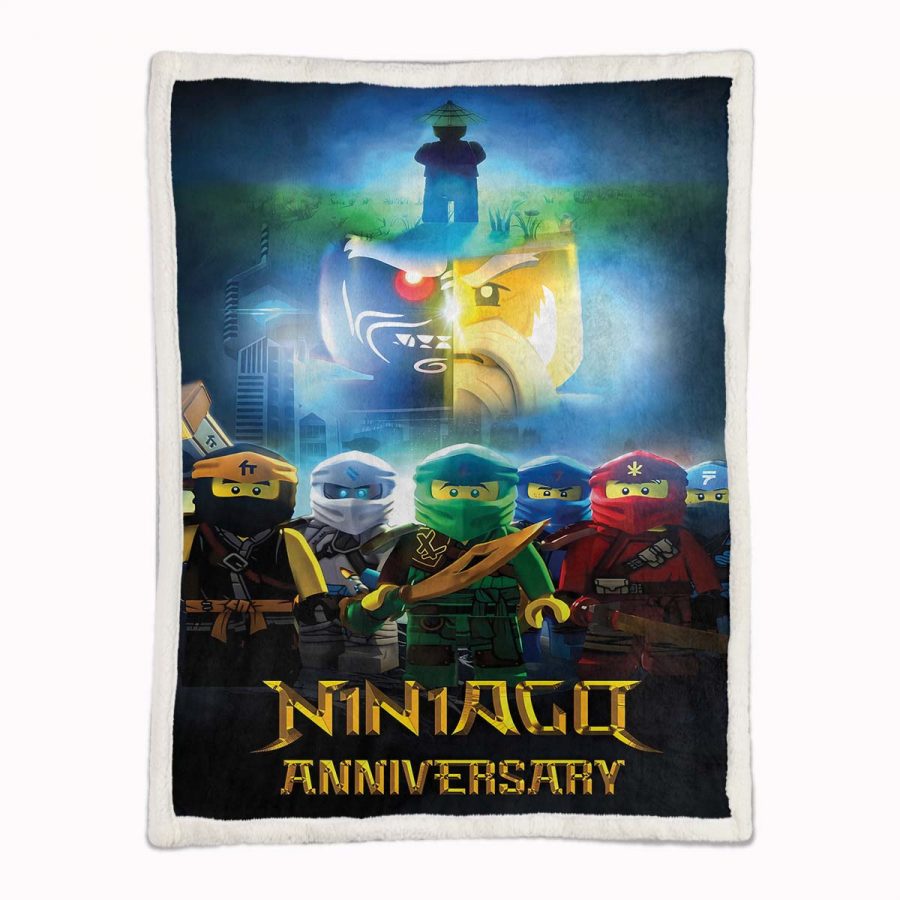 Ninjago Alle Charaktere 1004 Decke - Fleecedecke – Bild 2