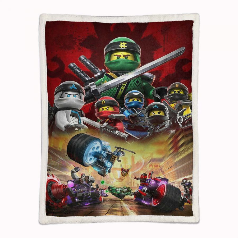 Ninjago Alle Charaktere 1005 Decke - Fleecedecke – Bild 2