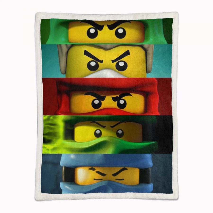 Ninjago Alle Charaktere 1007 Decke - Fleecedecke – Bild 2