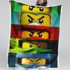 Ninjago Alle Charaktere 1007 Decke - Fleecedecke