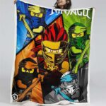 Ninjago Alle Charaktere 1008 Decke – Fleecedecke