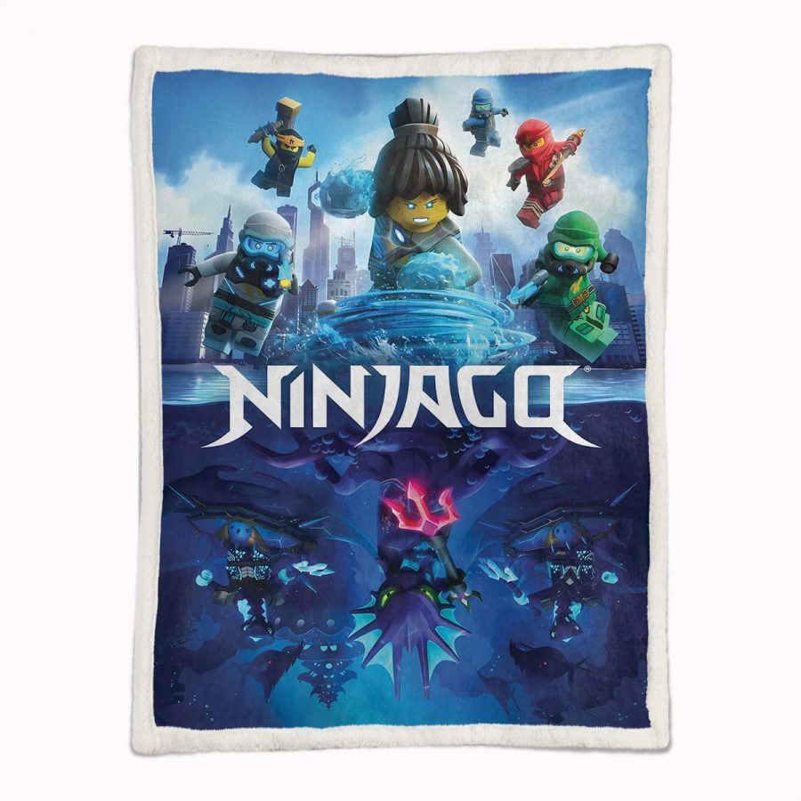 Ninjago: Alle Charaktere kämpfen 1015 Decke - Fleecedecke – Bild 2