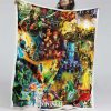 Ninjago: Alle Charaktere kämpfen 1016 Decke - Fleecedecke