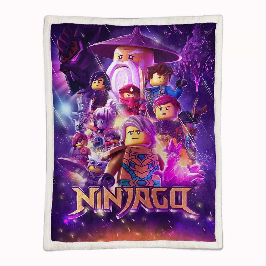 Ninjago: Alle Charaktere kämpfen 1017 Decke - Fleecedecke – Bild 2