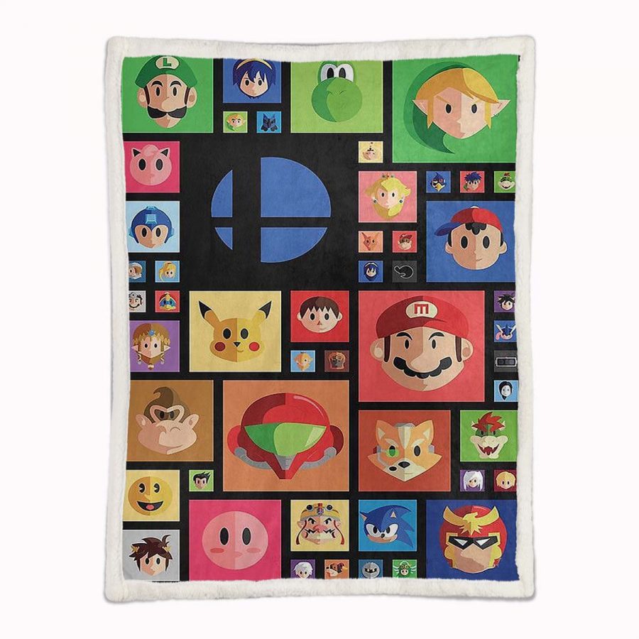 Nintendo-Charakterspiel Decke - Fleecedecke – Bild 2
