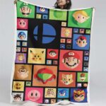 Nintendo-Charakterspiel Decke – Fleecedecke