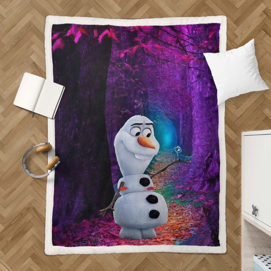 Olaf Die Eiskönigin 02 Decke - Fleecedecke – Bild 3
