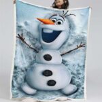 Olaf Die Eiskönigin 03 Decke – Fleecedecke