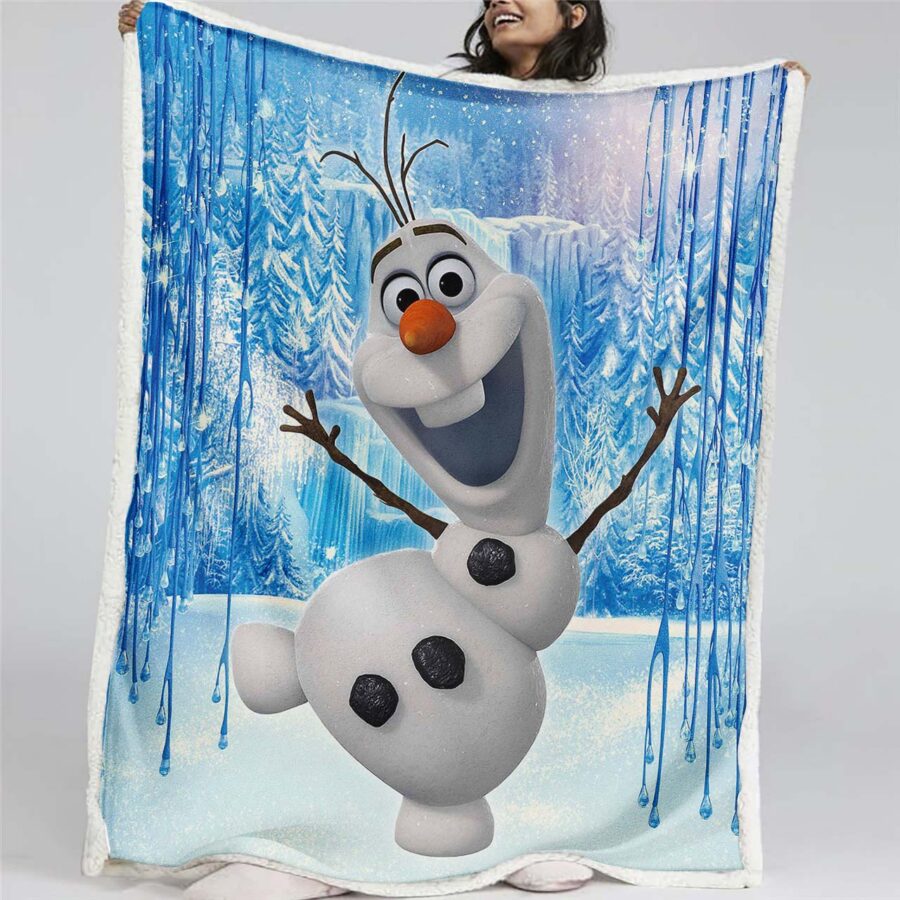 Olaf Die Eiskönigin 04 Decke - Fleecedecke