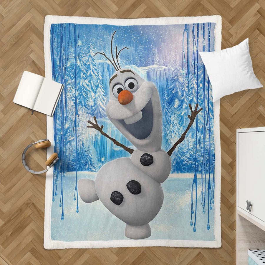 Olaf Die Eiskönigin 04 Decke - Fleecedecke – Bild 3