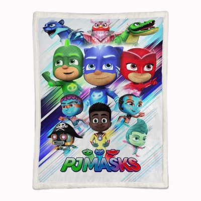 Alternative view of PJ Masks Alle Charaktere 01 Decke - Fleecedecke