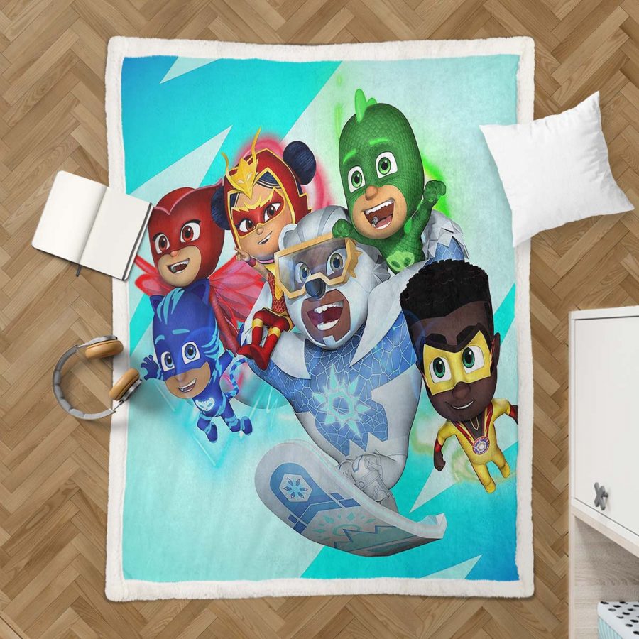 PJ Masks Alle Charaktere 03 Decke - Fleecedecke – Bild 3