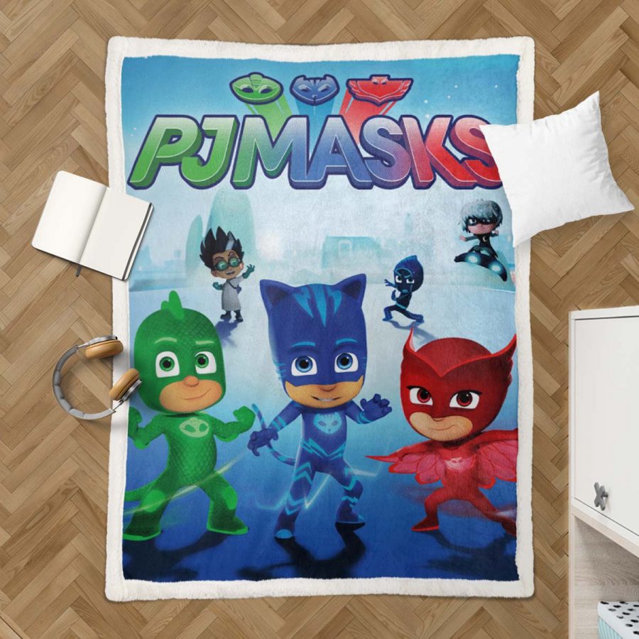 PJ Masks Alle Charaktere 04 Decke - Fleecedecke – Bild 3