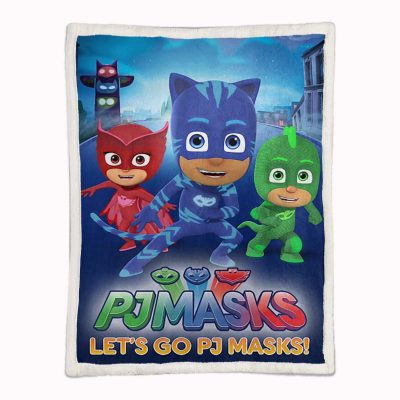 Alternative view of PJ Masks Alle Charaktere Auf geht’s zu PJ Masks 07 Decke - Fleecedecke