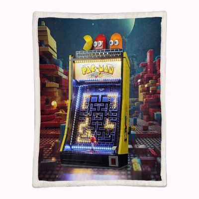 Alternative view of Pacman-Spielautomat 02 Decke - Fleecedecke