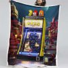 Pacman-Spielautomat 02 Decke - Fleecedecke