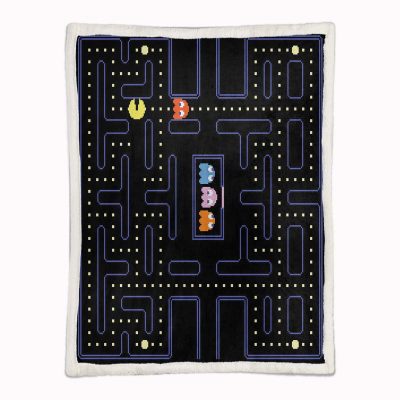 Alternative view of Pacman-Spielkarte 01 Decke - Fleecedecke