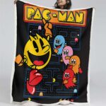 Pacman-Spielkarte 02 Decke – Fleecedecke