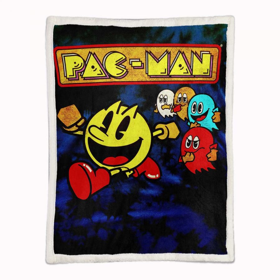 Pacman-Spielkarte 10 Decke - Fleecedecke – Bild 2