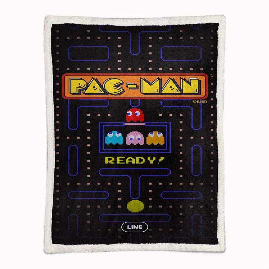 Pacman-Spielkarte 11 Decke - Fleecedecke – Bild 2
