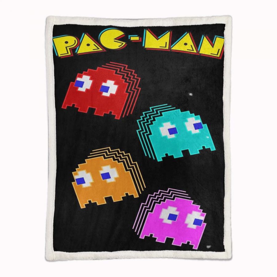 Pacman-Spielkarte 12 Decke - Fleecedecke – Bild 2