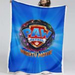 Paw Patrol – Alle Charaktere, Mighty Movie Decke – Fleecedecke