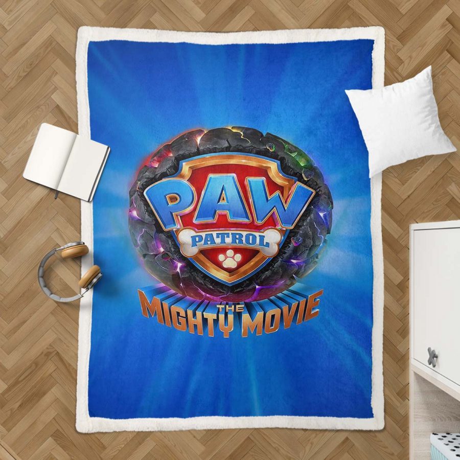 Paw Patrol - Alle Charaktere, Mighty Movie Decke - Fleecedecke – Bild 3