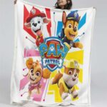 Paw Patrol Alle Charaktere Der mächtige Film 03 Decke – Fleecedecke