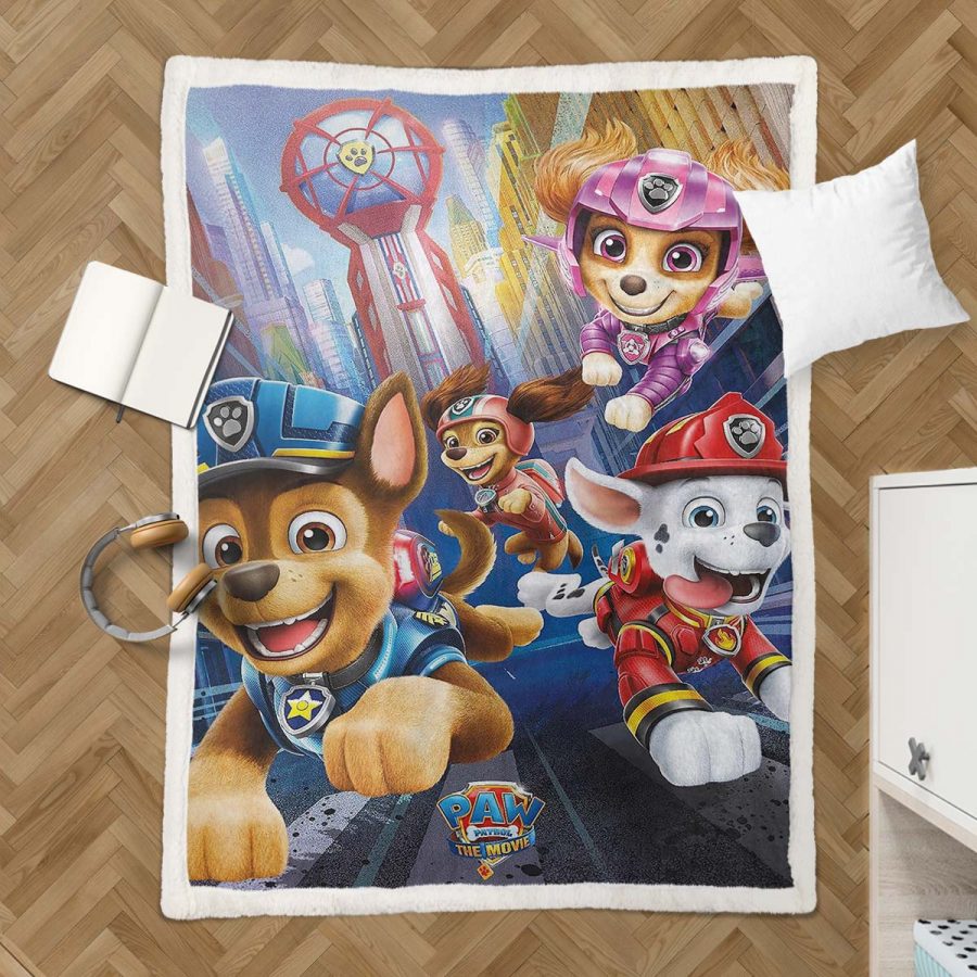 Paw Patrol Alle Charaktere Der mächtige Film 04 Decke - Fleecedecke – Bild 3