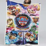 Paw Patrol Alle Charaktere Der mächtige Film 05 Decke – Fleecedecke