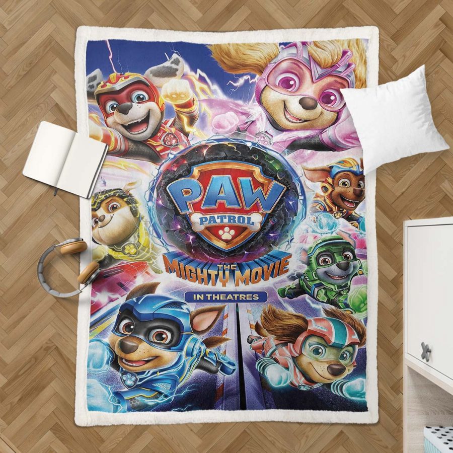 Paw Patrol Alle Charaktere Der mächtige Film 05 Decke - Fleecedecke – Bild 3