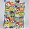 Paw Patrol Alle Charaktere Der mächtige Film 06 Decke - Fleecedecke