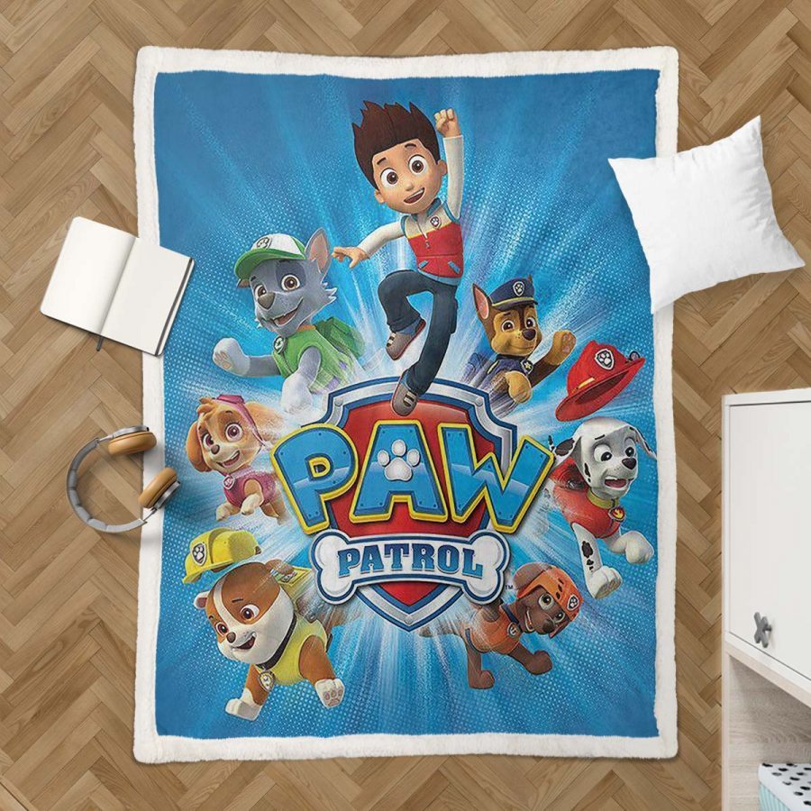 Paw Patrol Alle Charaktere Der mächtige Film 07 Decke - Fleecedecke – Bild 3