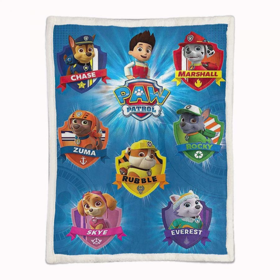 Paw Patrol Alle Charaktere Der mächtige Film 08 Decke - Fleecedecke – Bild 2