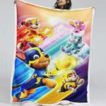 Paw Patrol Alle Charaktere Der mächtige Film 09 Decke – Fleecedecke